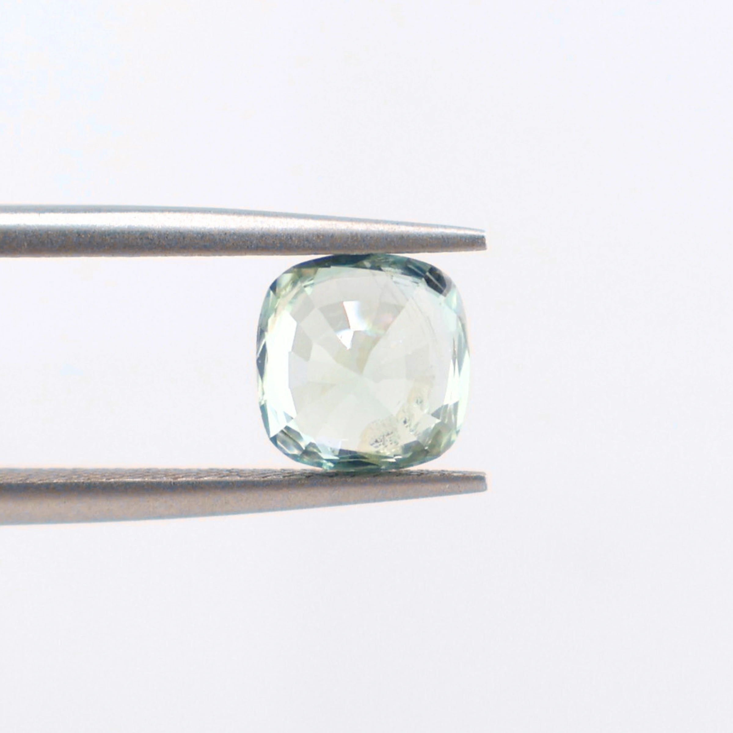 Light Greenish Blue Sapphire 2.42ct, Burma (Myanmar) with Certificate