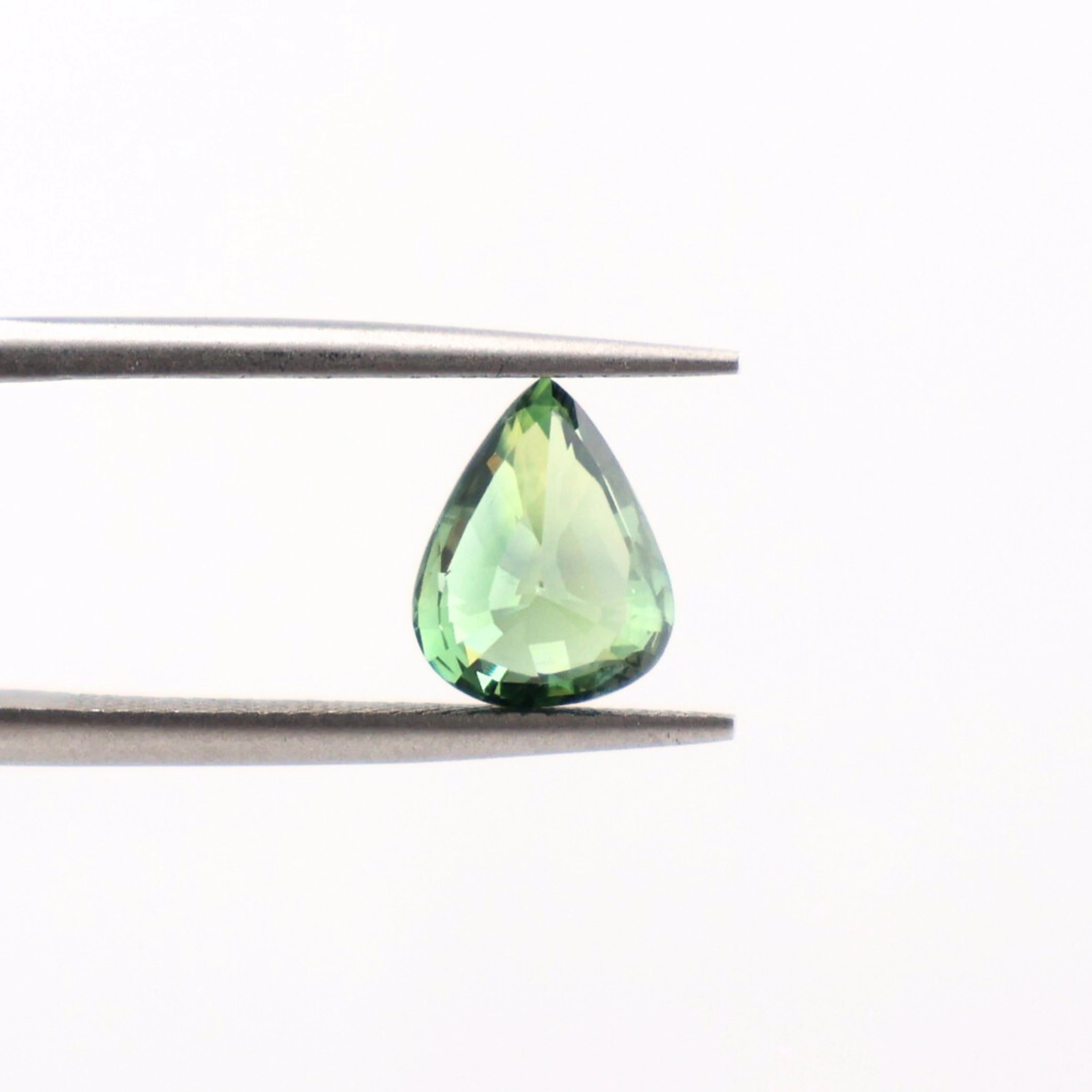 Teal and Yellow Bi-Coloured Sapphire 2.51ct, Madagascar