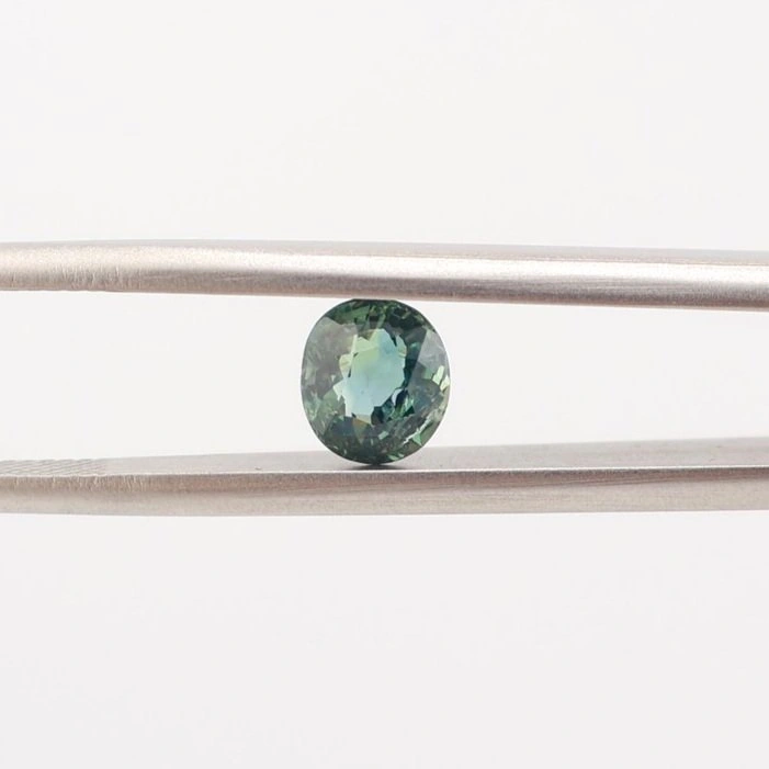 Teal Oval Sapphire 1.04ct, Madagascar