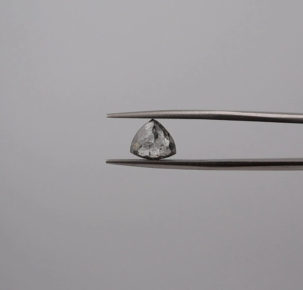 Triangle Salt and Pepper Diamond 1.60ct, Africa